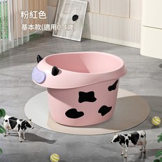 嬰兒洗澡盆 適用0-4歲, 小號款 粉色, 1套