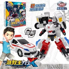 台灣熱賣 咖寶車神之拯救聯盟系列混凝土大師變形汽車飛機玩具金剛禮物, 經典-急救王力士HC6003, 1個