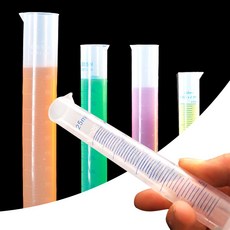 과학교구 정밀눈금 플라스틱계량실린더 50ml500ml세트