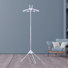 제이에스리빙 나나봉봉 스팀다리미 옷걸이 거치대, 심플 화이트