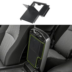 BreTrewri 센터 콘솔 도요타 4러너 Trd Pro SR5 오프로드 2010-2021 2022 2023 2024 팔걸이 숨겨진 보관 상자 정리함 액세서리, 4runner Accessories 2010-2023