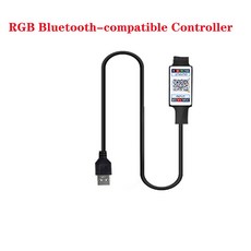 미니 RGB 블루투스 호환 컨트롤러 USB 5V 12V 24V 음악 LED 라이트 스트립, USB Mini BT