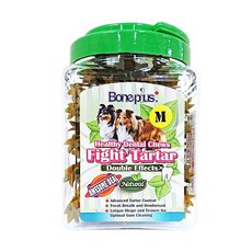 Boneplus 潔牙棒 S 號 纖維葉綠素 鈣 潔牙骨, 1個