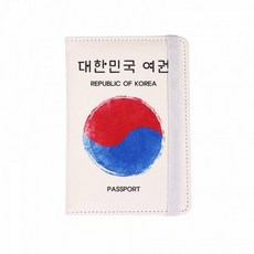 RFID 차단 여권 커버 안티스키밍 지갑 여행용 홀더 케이스, 1개