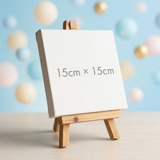 osshop 면천 미니 무지 캔버스, 10개, 15호