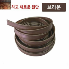 잔디엣지 화단엣지 분리대 화단 엣지 가꾸기 울타리 경계재 녹색 테두리 정원 칸막이, 블랙 10cm - 100m