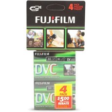 후지 4팩 60분 미니DV 테이프DVCM604PK