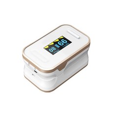 리빙블리 산소포화도 측정기 심박수 맥박수 휴대용 가정용 측정기, 화이트, 1개, 1개입