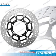 Frando FB-01 高效能浮動碟盤 BMW GS800 適用, 1個