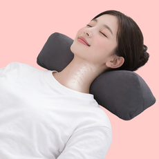 포옥 빨아쓰는 경추베개, 1개, 진그레이