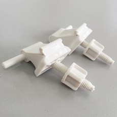 臺灣熱銷 馬桶配件進水閥 通用老式側按鈕廁所水箱沖水器坐便器排水閥上水器, 美標馬桶蓋配套白色（1件400個）