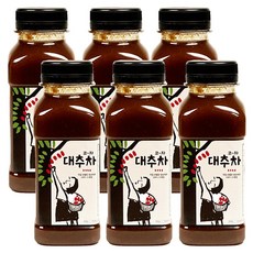 대추밭 둘째딸이만든 걸쭉한 수제 대추차 전통차 허밍테이블 코자대추차 경산대추, 1개입, 6개, 200g
