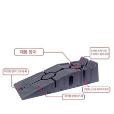 카램프 차량 간이리프트 셀프 카업 자동차 플라스틱 간이 공구 카센터 리프트경사로, 두꺼운 유지보수 경사로 1개, 1L, 1개