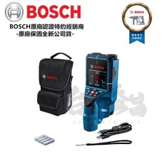 BOSCH 博世 D-tect 200 C 牆體探測儀，精準探測，保護管線安全，彩色顯示，操作簡單, 1個, 標準配備-附3號電池