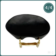 4/4 3/4 1/2 1/4 바이올린 턱받침 설치 클램프 실버/골드 브래킷 나사가 있는 바이올린 턱받침 로즈우드/에, 11 Ebony