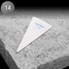 비즈쿡 나일론 천 짤주머니, 1개, 14인치