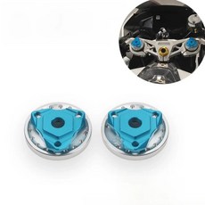 오토바이 프론트 서스펜션 포크 프리로드 조절기 캡 가드 커버, 6. B