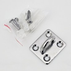 u자고리 u자 걸이 후크 고정 타공 천장 벽 고리 스텐 (나사못포함), 1개