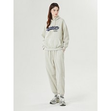 르샵 기모 레터링 후드 티셔츠 밴딩 조거 팬츠 셋업 (DO4OW001A)