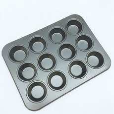 三箭牌 一口12連杯小烤盤 不沾烤模 派塔 瑪德連 雞蛋糕 點心 模具, 1個