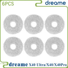 드리미 X40 Ultra X40 Master X40 Ultra Complete S30 Pro Ultra L40 ultra 진공 부품 메인 롤러 사이드 브러시 Hepa 필터 먼지, 6PCS 3