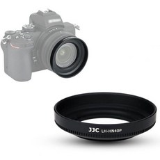 JJC 카메라렌즈후드 호환용 촬영 니콘 Z50 Zfc Zfc의 NIKKOR Z DX 16-50mm f/3.5-6.3 VR 렌즈용 나사 삽입 렌즈 후드 그늘막 HN-40 교체, Replaces HN-40 for 16-50mm Len, 1개
