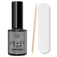 그라시아 진비 크레이지 탑젤 스탠다드+우드스틱화일세트, 1개, 14ml, 투명