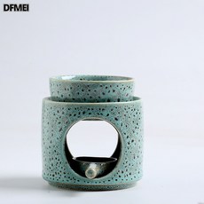 DFMEI 新款分體陶瓷香薰爐香精爐精油爐可貼標代髮蠟燭燈爐, 1個