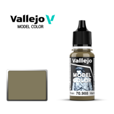바예호 뉴모델컬러 Khaki 70988 (114) 아크릴도료 18ml 도색 프라모델