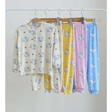 아동 피치내복 긴팔세트 주니어 피치실내복 파자마 잠옷 홈웨어 유아 키즈 주니어 여아 남아 파자마 아동내복 여아내복 남아내복 주니어내복 아동파자마 민트색처럼