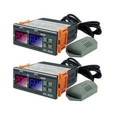 인큐베이터 브로더 냉장고 발효기 온실용 듀얼 디스플레이 및 릴레이 출력 STC-3028 10A AC110220V를 갖춘 다목적 지능형 디지털 디스플레이 온도 및 습도 컨트롤러