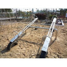 월드스포츠산업 야외 공원 놀이터 시소 8인 WD-H-19A