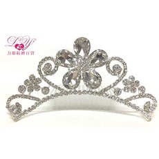 可愛型皇冠造型髮飾 花童/演奏/造型適用 大人小孩皆可使用, 1個