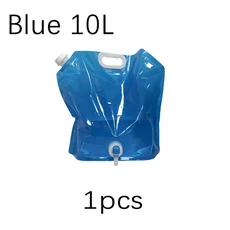 휴대용 접이식 물통 대형 야외 여행 캠핑, 색상: 6. 10L Blue  1pcs, 1개