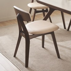 삼익가구 비안트 원목 디자인 의자, 내추럴, 1개