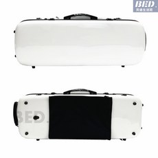 琴盒中提琴琴盒15/16/17寸地輪方形中提琴盒可調節尺寸多色中提琴玻璃鋼盒地輪樂器配件提琴盒, 白方中, 1個