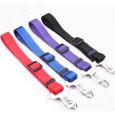 마루마켓_ 애견 보호부터 짐 고정 등 다양하게 사용가능 한 차량 벨트 후크 카하네스 애견안전벨트 애견보호 강아지안전벨트 차량용목줄, 1개, 랜덤색상, 1개