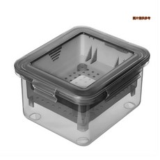 家用豆腐壓榨器豆腐瀝水器，廚房豆腐壓汁器擠水器，豆腐塊瀝水盒，台灣出貨, 灰色