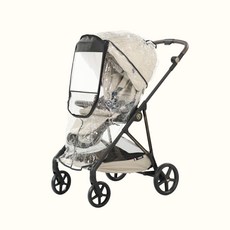 [누비앤타보] 유모차 레인커버 바람막이 투명 방수 방풍 휴대용 절충형 디럭스 비닐 사계절, 누비앤타보 레인커버, 1개