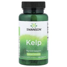 스완슨 켈프 kelp 아이오딘 요오드 250정 아스코필럼 노도섬, 1개