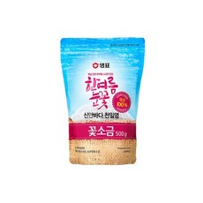 샘표 한여름눈꽃 꽃소금 500g 꽃소금 굵은소금
