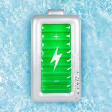 中壢24H出貨 電池浮排/泳圈/成人泳圈/水上休閒用品/超大泳圈/游泳圈/造型泳圈/戲水/海邊/含稅/台灣現貨, 1個, 電池浮排(付打氣桶.修補片)