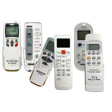 만능 에어컨리모컨 AT-2006/LG 삼성 캐리어 만도 센츄리 하이어 냉난방기 통합 리모콘, 1개