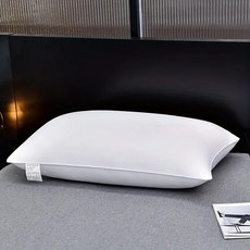 화이트 솜 베개 (호텔 수준 베개 PILLOW 1pcs), 2개
