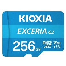 키오시아 EXCERIA 마이크로 메모리 카드 홈캠 블랙박스 CCTV SD LMEX3L256GG4, 256GB, 1개