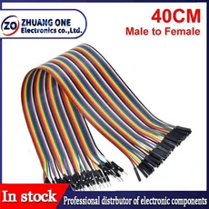 3.3V/5V MB102 브레드보드 전원 모듈 + 65 점퍼 와이어 830 포인트 Arduino 키트용 프로토타입 빵, 04 40CM male to female, 1개