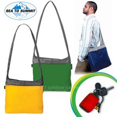 【澳洲 Sea To Summit】3色》輕量斜肩揹袋(16L)肩背包.側背包.購物袋.鑰匙圈_AUSLINGBG, 1個, 綠