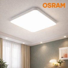 원더라이팅 LED 오슬람 초슬림 방등 천장등 교체 조명 플리커프리 60W, 화이트