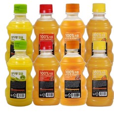 제주 삼다향 100% 착즙 감귤주스 320ml 혼합4입 (한라봉+천혜향+청귤+레드향), 1.28L