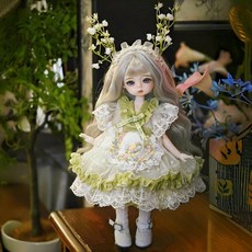 BJD關節人偶 30公分仿真女孩公主娃娃, 1個, 塗塗,高品質-小奶體 【手繪妝容】